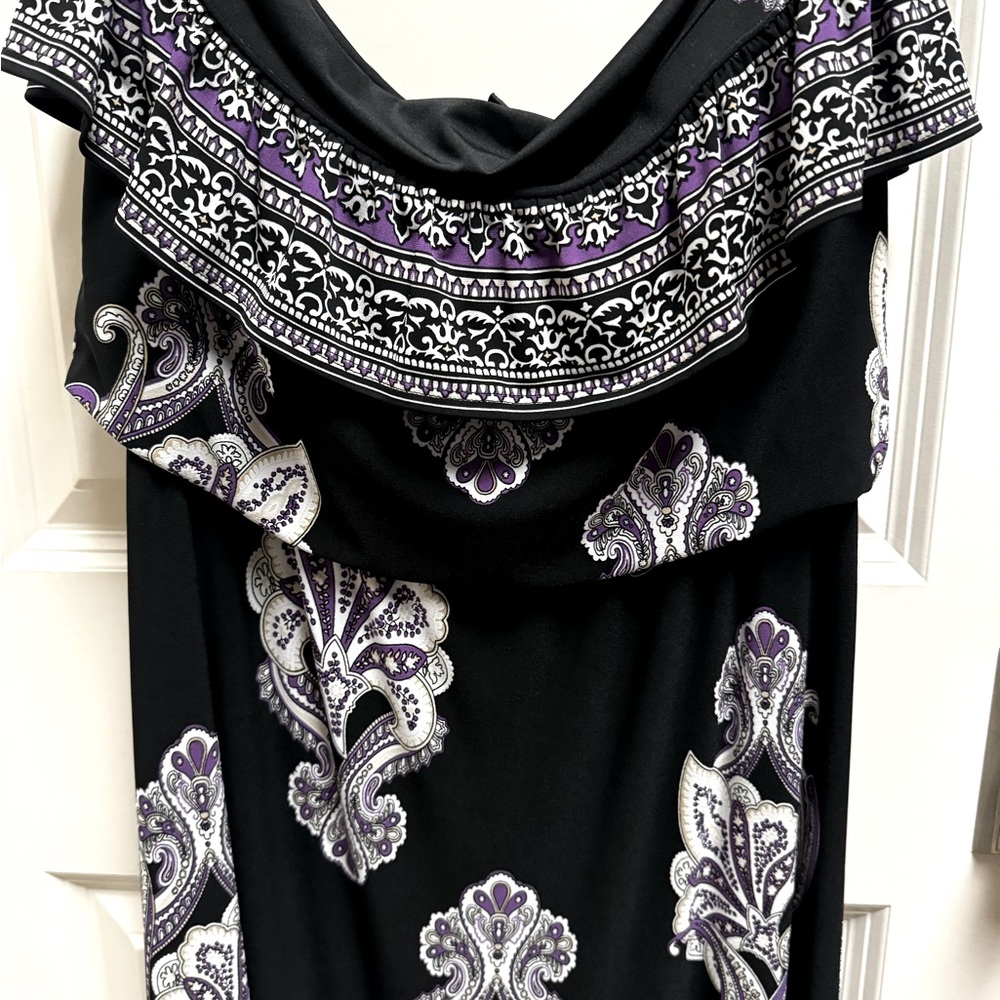 WHBM strapless maxi dress size s
